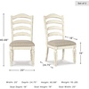 image:imageSignature Design by Ashley Realyn Wood Dining Chairs Set of 2 WhiteWhite