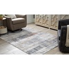 image:imageSignature Design by Ashley Rhettner Contemporary Abstract Pattern Luxe Machine Woven 5 x 7 ft Medium Rug Medium Pile Multicolor5 x 8