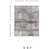 image:imageSignature Design by Ashley Rhettner Contemporary Abstract Pattern Luxe Machine Woven 5 x 7 ft Medium Rug Medium Pile Multicolor5 x 8