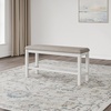 image:imageSignature Design by Ashley Robbinsdale 49 Counter Height Dining Bench Antique WhiteAntique White