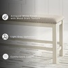 image:imageSignature Design by Ashley Robbinsdale 49 Counter Height Dining Bench Antique WhiteAntique White