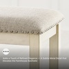 image:imageSignature Design by Ashley Robbinsdale 49 Counter Height Dining Bench Antique WhiteAntique White
