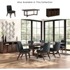 image:imageSignature Design by Ashley Rowanbeck Contemporary Upholstered Dining Chair with Casters Set of 2 WhiteDark Brown