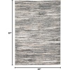 image:imageSignature Design by Ashley Shag Area Rug 5x7 Striped Ivory53 x 73 Rectangular