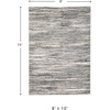 image:imageSignature Design by Ashley Shag Area Rug 5x7 Striped Ivory710 x 10 Rectangular