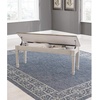 image:imageSignature Design by Ashley Skempton Farmhouse Storage Bench Distressed Finish Seat With Hidden Storage Wood 48 W x 15 D x 185 H White amp Light BrownStorage Bench