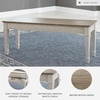image:imageSignature Design by Ashley Skempton Farmhouse Storage Bench Distressed Finish Seat With Hidden Storage Wood 48 W x 15 D x 185 H White amp Light BrownStorage Bench