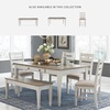 image:imageSignature Design by Ashley Skempton Farmhouse Storage Bench Distressed Finish Seat With Hidden Storage Wood 48 W x 15 D x 185 H White amp Light BrownStorage Bench