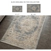 image:imageSignature Design by Ashley South Traditional 8 x 10 Low Pile Faded Motif Effect Area Rug Blue amp Beige8 x 10 Rectangular