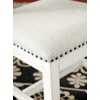 image:imageSignature Design by Ashley Upholstered Dining Chair Set of 2 WhiteBeigeWhite