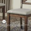 image:imageSignature Design by Ashley Upholstered Dining Chair Set of 2 WhiteBrownBeige