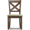 image:imageSignature Design by Ashley Upholstered Dining Chair Set of 2 WhiteBrownBeige