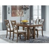 image:imageSignature Design by Ashley Upholstered Dining Chair Set of 2 WhiteBrownBeige