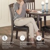 image:imageSignature Design by Ashley Upholstered Dining Chair Set of 2 WhiteDark Brown
