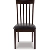 image:imageSignature Design by Ashley Upholstered Dining Chair Set of 2 WhiteDark Brown