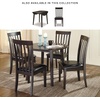 image:imageSignature Design by Ashley Upholstered Dining Chair Set of 2 WhiteDark Brown