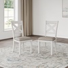 image:imageSignature Design by Ashley Upholstered Dining Chair Set of 2 WhiteWhite
