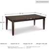 image:imageSignature Design by Ashley Vallister Backless Counter Height Dining BenchDark Brown