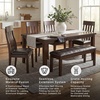 image:imageSignature Design by Ashley Vallister Backless Counter Height Dining BenchDark Brown