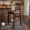 image:imageSignature Design by Ashley Vallister Backless Counter Height Dining BenchDark Brown