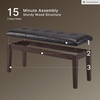 image:imageSignature Design by Ashley Vallister Backless Counter Height Dining BenchDark Brown