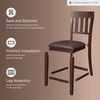 image:imageSignature Design by Ashley Vallister Backless Counter Height Dining BenchDark Brown