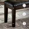 image:imageSignature Design by Ashley Vallister Backless Counter Height Dining BenchDark Brown