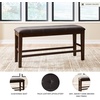 image:imageSignature Design by Ashley Vallister Backless Counter Height Dining BenchDark Brown