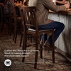 image:imageSignature Design by Ashley Vallister Backless Counter Height Dining BenchDark Brown