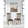 image:imageSignature Design by Ashley Vallister Backless Counter Height Dining BenchLight Brown