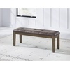 image:imageSignature Design by Ashley Vallister Backless Counter Height Dining BenchLight Brown