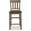 image:imageSignature Design by Ashley Vallister Backless Counter Height Dining BenchLight Brown