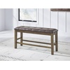 image:imageSignature Design by Ashley Vallister Backless Counter Height Dining BenchLight Brown