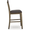 image:imageSignature Design by Ashley Vallister Backless Counter Height Dining BenchLight Brown
