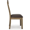 image:imageSignature Design by Ashley Vallister Backless Counter Height Dining BenchLight Brown