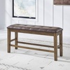 image:imageSignature Design by Ashley Vallister Backless Counter Height Dining BenchLight Brown