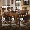 image:imageSignature Design by Ashley Vallister Backless Counter Height Dining BenchMedium Brown
