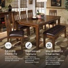 image:imageSignature Design by Ashley Vallister Backless Counter Height Dining BenchMedium Brown