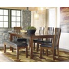 image:imageSignature Design by Ashley Vallister Backless Counter Height Dining BenchMedium Brown
