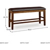 image:imageSignature Design by Ashley Vallister Backless Counter Height Dining BenchMedium Brown
