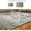 image:imageSignature Design by Ashley Valmontic Contemporary Indoor Abstract 8 x 10 Large Rug Gray amp Light Gray51 x 71 Rectangular
