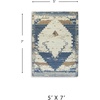 image:imageSignature Design by Ashley Varnler Classic Indoor Medallion 5 x 7 Rug Blue amp Light Brown51 x 69 Rectangular
