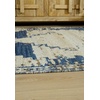 image:imageSignature Design by Ashley Varnler Classic Indoor Medallion 5 x 7 Rug Blue amp Light Brown51 x 69 Rectangular