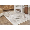 image:imageSignature Design by Ashley Varnwood Casual Stain Resistant Indoor Geometric 5 x 7 Rug Light Brown amp Light Gray5 x 7