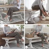 image:imageSignature Design by Ashley Westlinport Farmhouse 48 Dining Bench with Antiqued Finish Antique White
