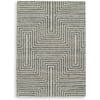 image:imageSignature Design by Ashley Jossen Boho Wool Blend Indoor 8 x 10 Rug with Geometric Pattern Beige amp Gray5 x 7
