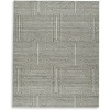 image:imageSignature Design by Ashley Jossen Boho Wool Blend Indoor 8 x 10 Rug with Geometric Pattern Beige amp Gray8 x 10
