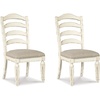 image:imageSignature Design by Ashley Realyn Wood Dining Chairs Set of 2 WhiteWhite