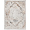 image:imageSignature Design by Ashley Varnwood Casual Stain Resistant Indoor Geometric 5 x 7 Rug Light Brown amp Light Gray5 x 7