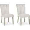 image:imageSignature Design by Ashley Zendalia Upholstered Dining Chairs Set of 2Beige